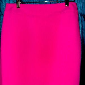 Pink pencil skirt